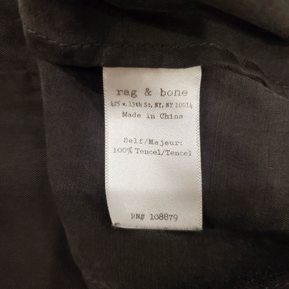 Rag & Bone Cavendish Drawstring Waist Shirt Dress - image 6